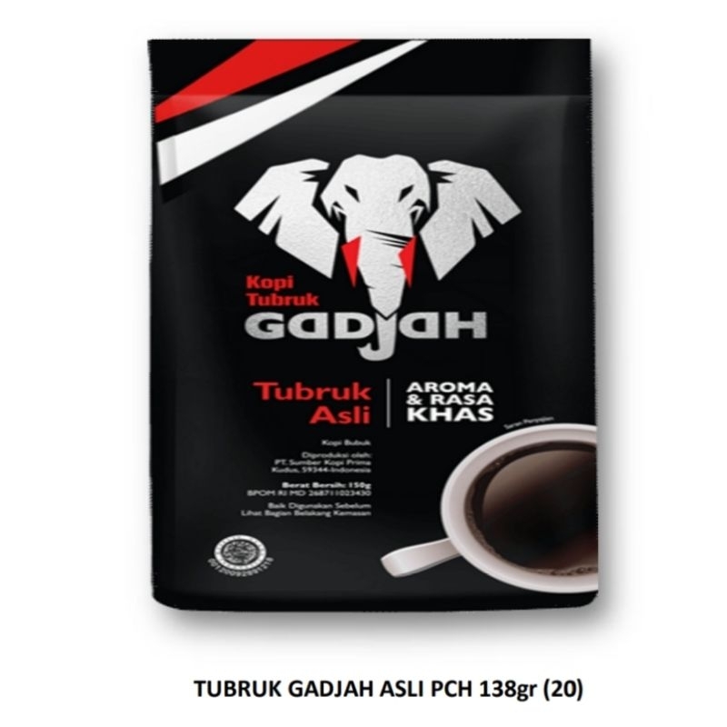 

KOPI TUBRUK GADJAH 138 Gram