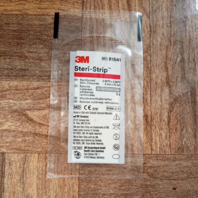 Steri strip 3M R1541 steri strip skin closures plester luka tanpa jahit