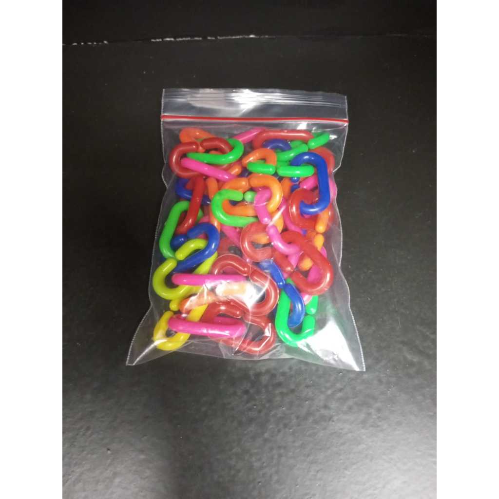 ADEWAP GLIDER Rantai Mainan Sugar Glider 1 Meter Rainbow