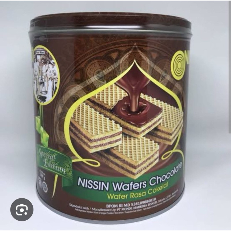 

NISSIN WAFER kaleng chocolate 267 gram