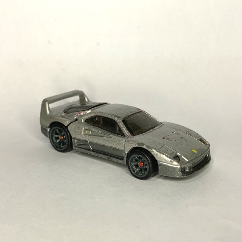 Hot Wheels Ferrari F40 Racer Silver Loose