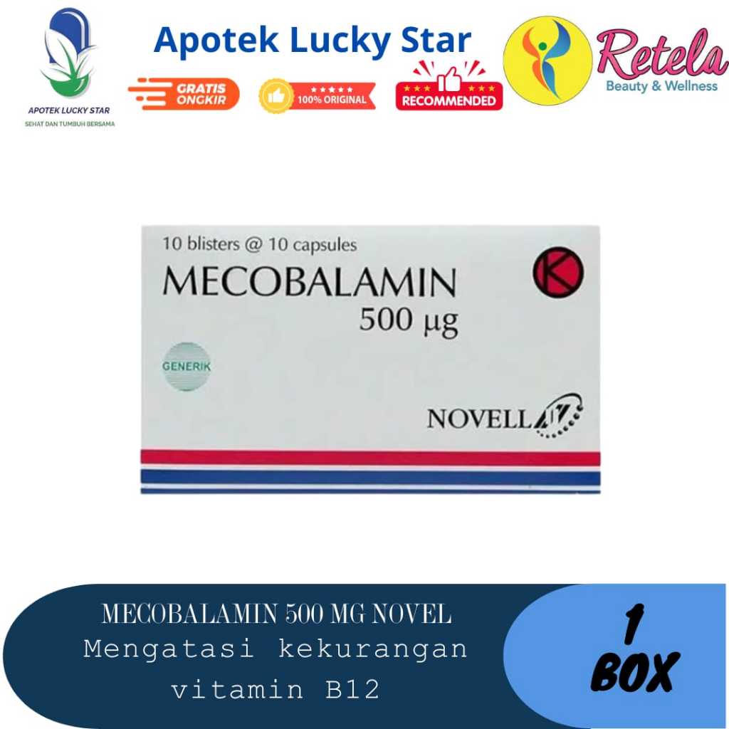 MECOBALAMIN 500MG BOX 100 CAPSUL
