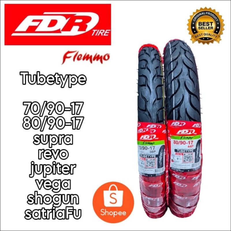 Ban FDR flemmo 70/90 80/90 ring 17 bukan tubles supra revo blade jupiter shogun smash satria