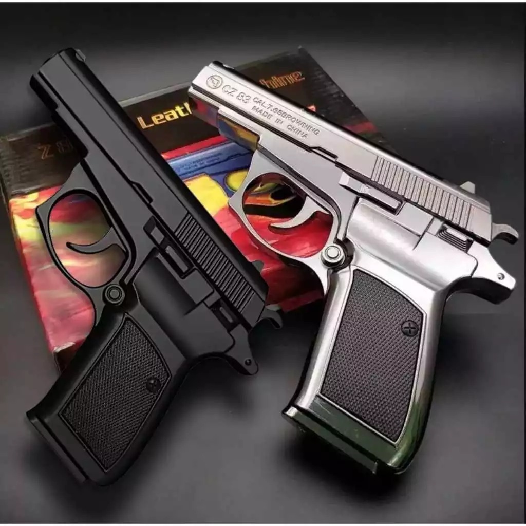 Korek Api Model Pistol Z83 Full Besi Bisa Di Kokang Seperti Asli