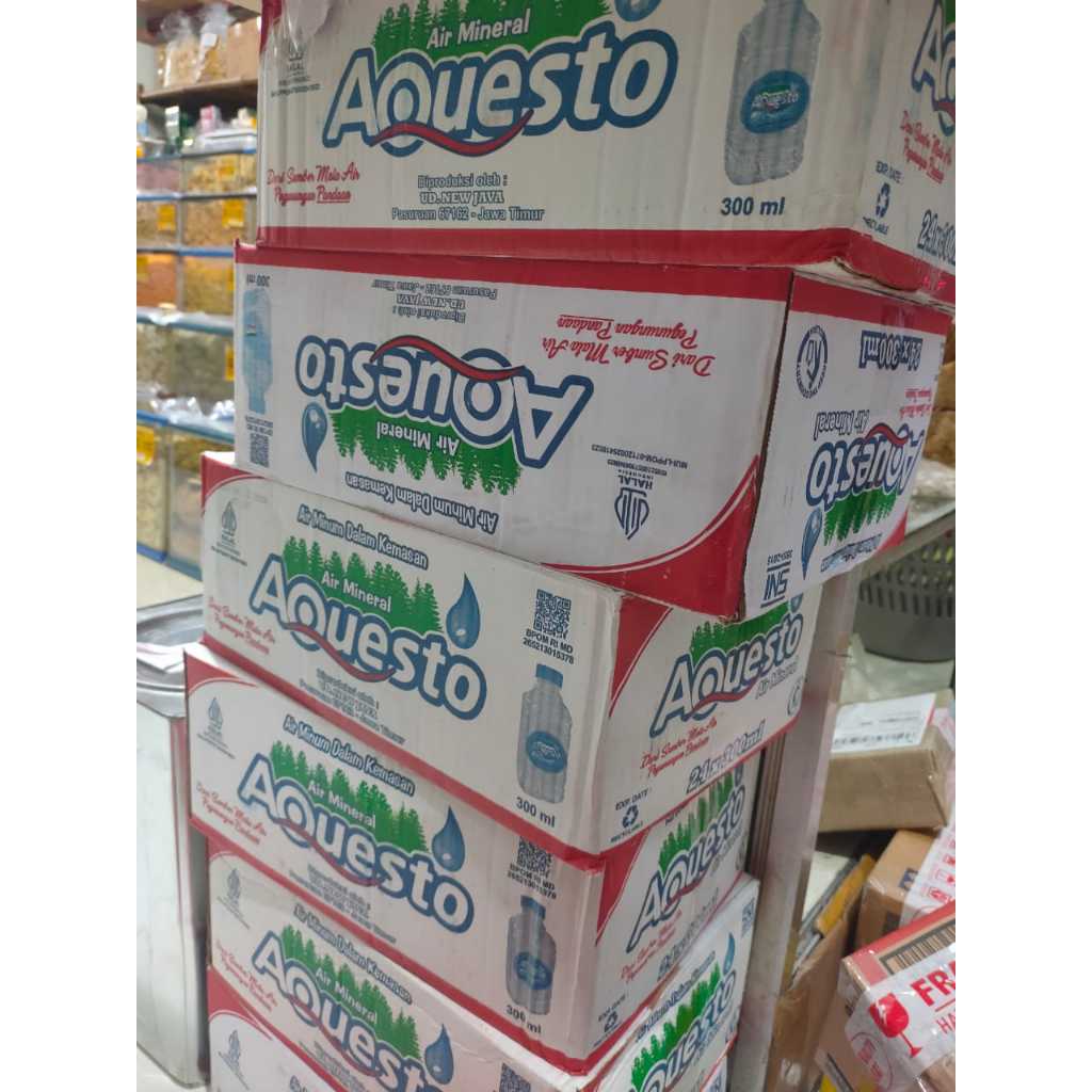 

AQUESTO Air MIneral Botol Imut 300 ml - 1 Dus isi 24