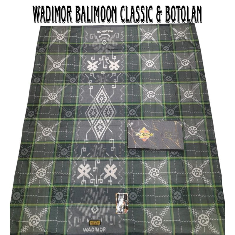 Sarung Tenun Wadimor Balimoon Classic dan Balimoon botolan