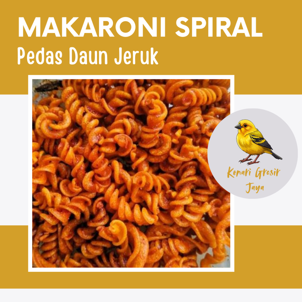 

Makaroni Spiral Pedas Daun Jeruk 1 Kg | Camilan Enak Murah