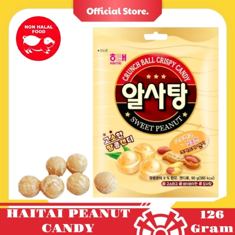 

Non Halal Haitai Peanut Candy 126 Gram (NON HALAL)