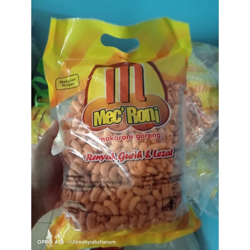 

Snack makaroni, potato dan Snack taro enak gurih