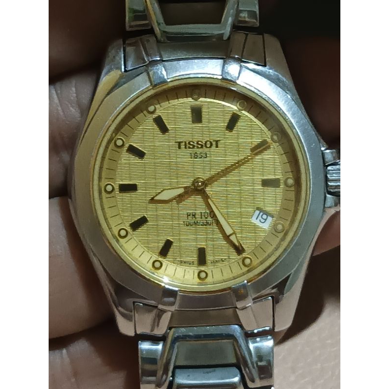 jam tissot pr 100 full original bekas