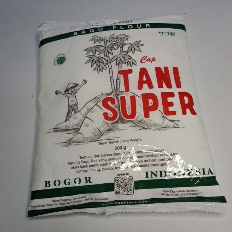 

Sagu Tani cap Tani Super Bogor 500 gram