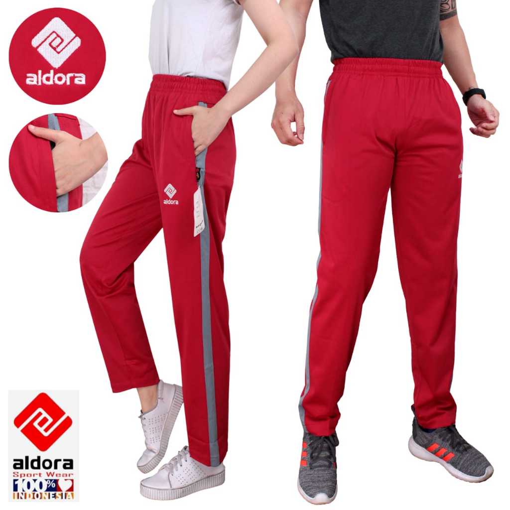 Celana Training Pria dan wanita 015 Merah.