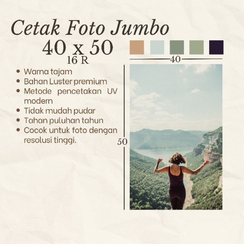 CETAK FOTO 40X50