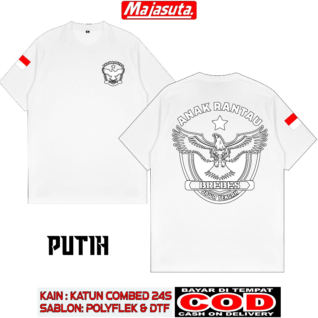 KAOS ANAK RANTAU BREBES M1 KATUN COMBED 24S TEBAL//BISA COD//KAOS DISTRO//KAOS MOTOR//KAOS KOMUNITAS