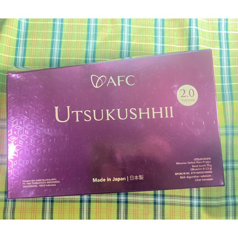 AFC Utsukushii Minuman Serbuk Rasa Anggur original 100% Agen Resmi AFC