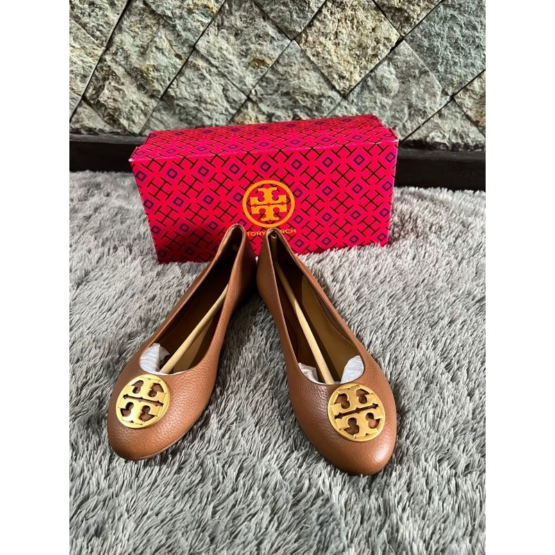 Sepatu Tory Burch Chelsea Ballet Flat Royal Tan