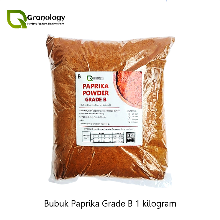 

Premium Paprika Bubuk Grade B / Red Pepper Grade B (1 kilogram)