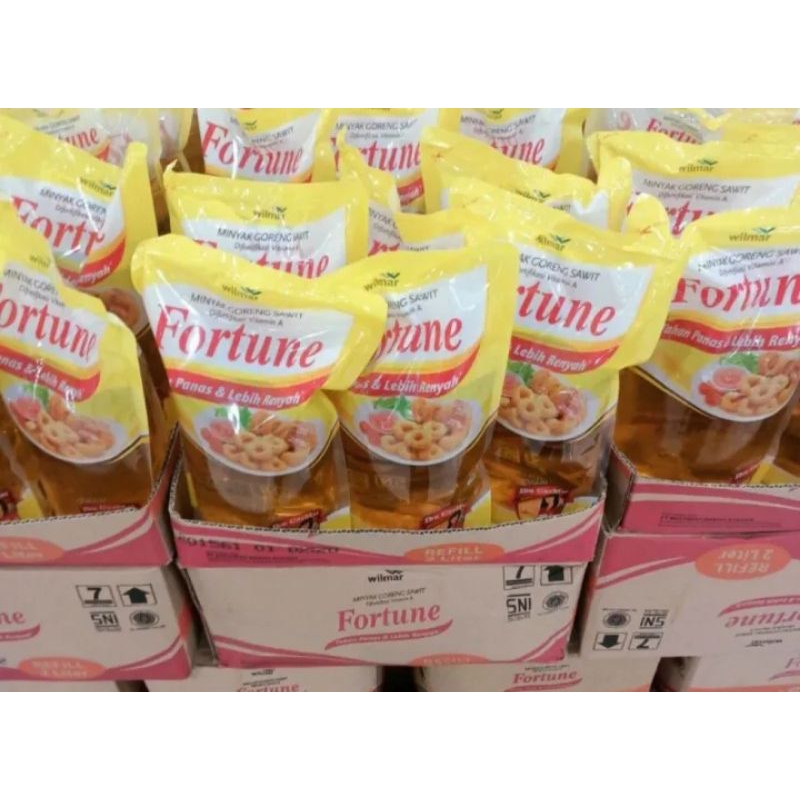 

minyak fortun 1 dus 1 literan isi 12 pouch