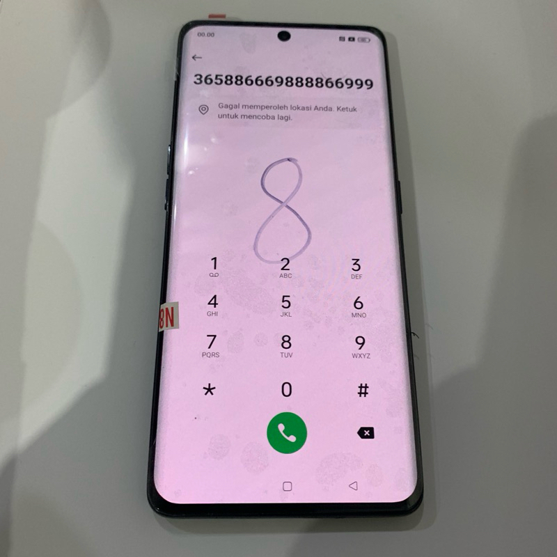 LCD TS OPPO RENO 8T 5G Original Amoled Bisa Fingerpint Presisi Dipasang