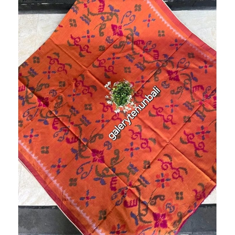KAIN TENUN ENDEK CSM BALI MOTIF ANGGREK TERBARU