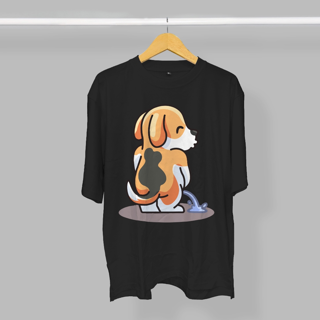 OIKANO Tshirt Signature Pee Beagle Oversized T-shirt