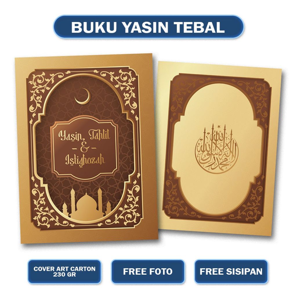 BUKU YASIN 96 HALAMAN, TEBAL, BUKU YASIN MURAH
