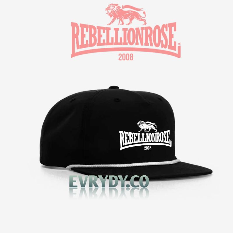 RopeHat Skena Vintage Band Rebellion Rose/ Topi Snapback Classic Casual Lokal Brand Pria Wanita Dewa