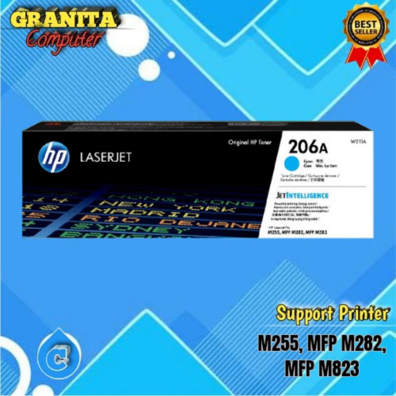 Toner Hp 206A Cyan Original M255, MFP M282, MFP M283