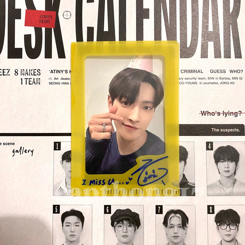 [BACA DESKRIPSI] HONGJOONG 2023 BIRTHDAY MERCH PHOTOCARD L HOLDER