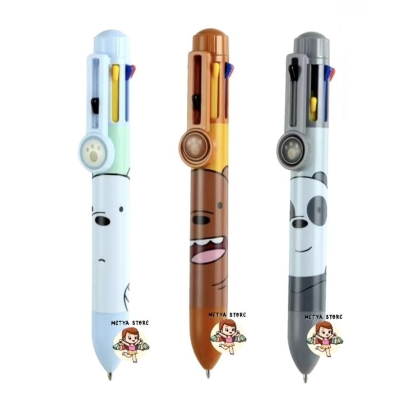

Pen Miniso - We Bare Bears Ballpoint Pen 8 Colors