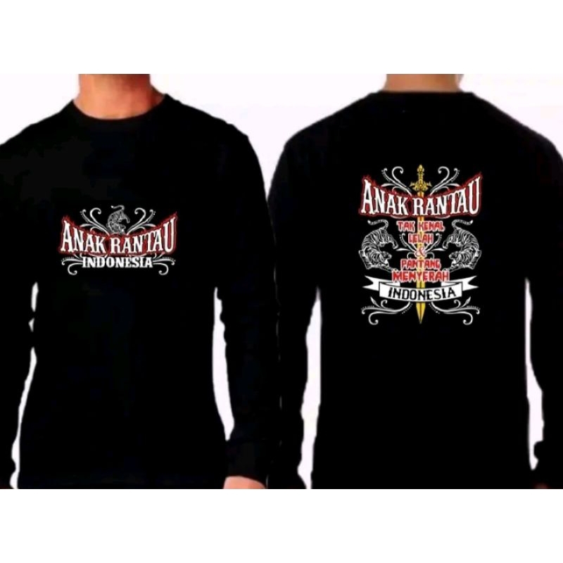 KAOS LENGAN PANJANG  ANAK RANTAU INDONESIA MOTIF HARIMAU