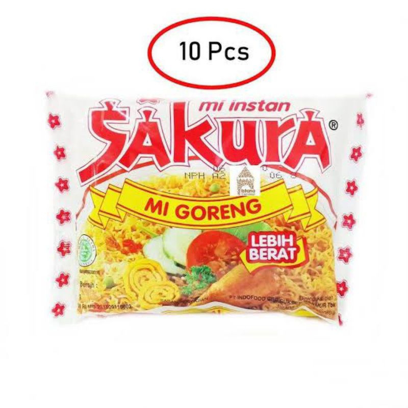

mie goreng sakura paket 10 pcs