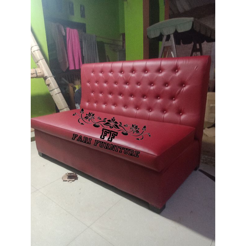 Sofa Bench Cafe 3 seatar/Sofa Resto/Sofa Cafe Karaoke