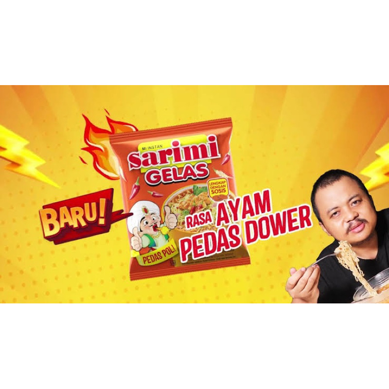 

sarimi gelas ayam pedas dower isi 2 - sarimi gelas kuah - sarimi gelas ayam pedas dower