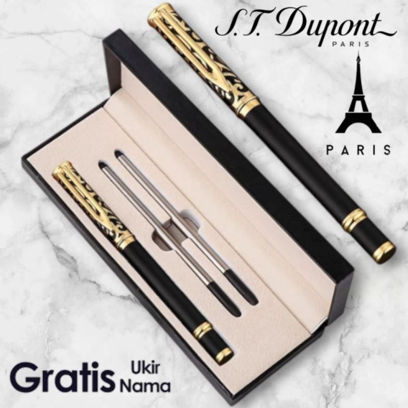 

Ballpoint Giftset Pen Pulpen St Dupont 2 Refill Gratis Grafir Nama