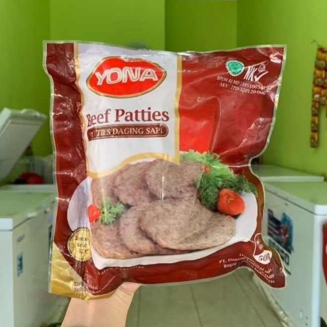 

YONA Beef Patties Sapi 500gr