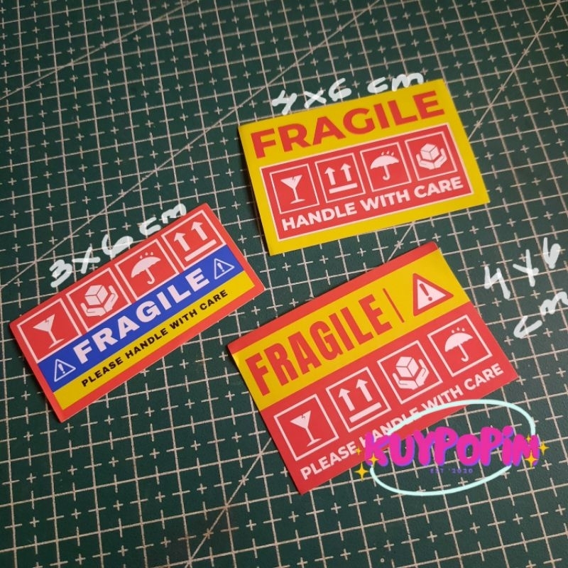 

STIKER FRAGILE/ STICKER FRAGILE UNTUK PACKING
