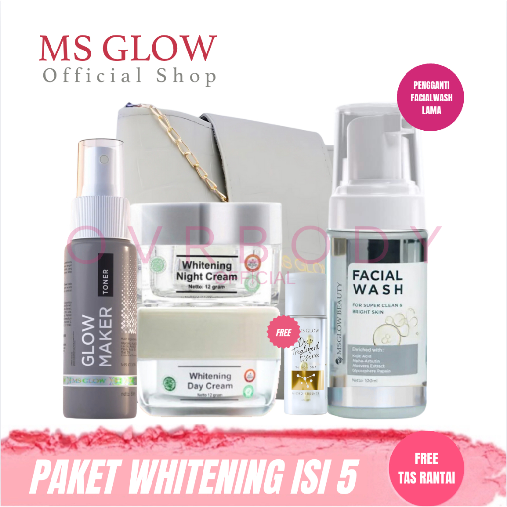 PAKET WHITENING ISI 5 MS GLOW