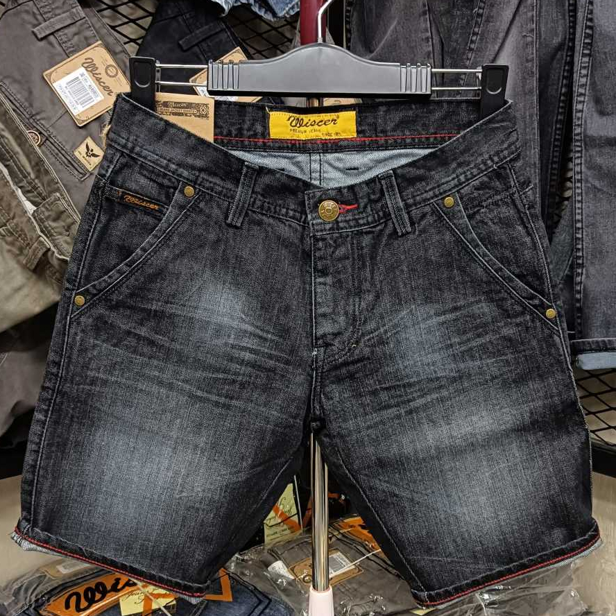 celana pendek pria mc wiscer // jeans pendek mc wiscer original terbaru