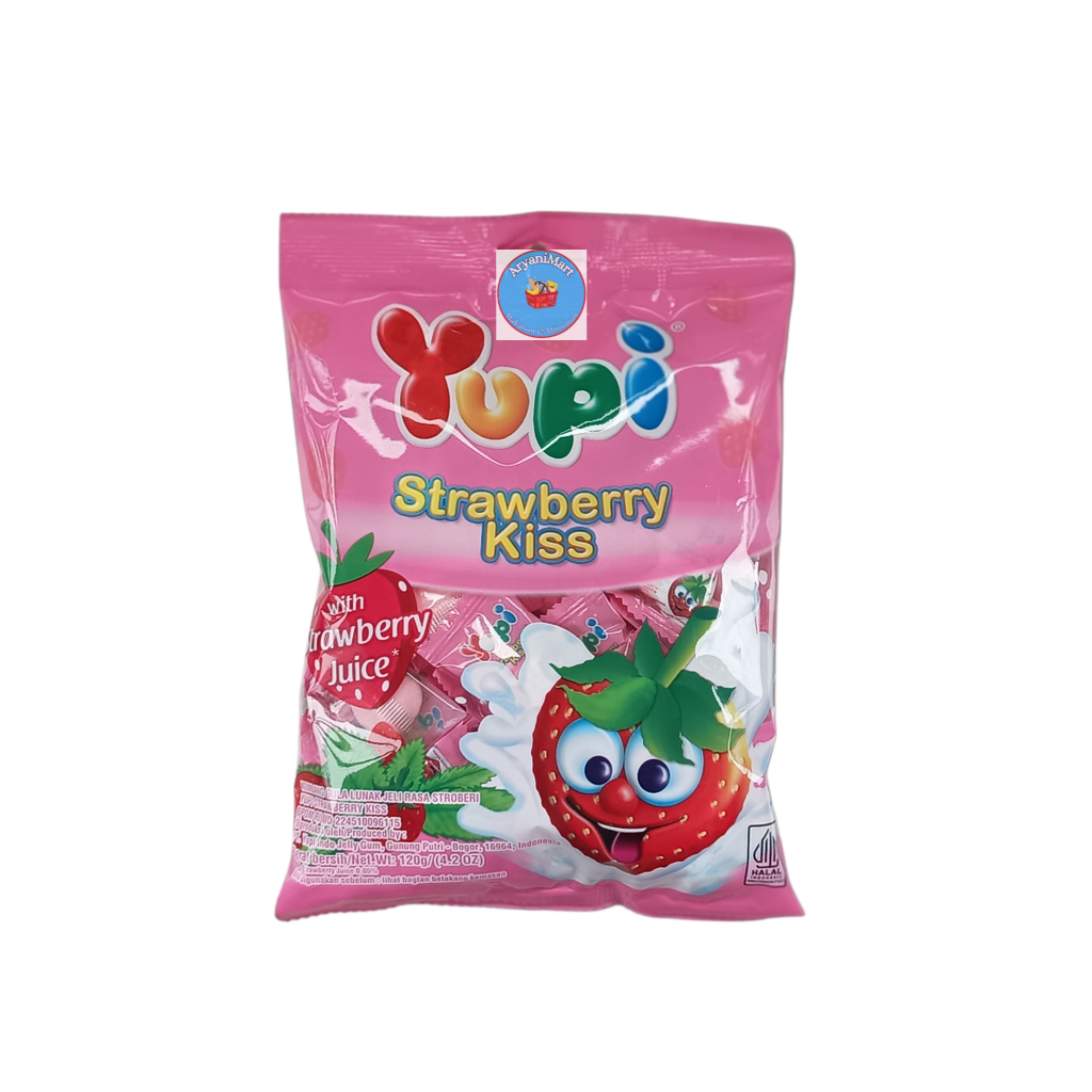 

Yupi Strawberry kiss 120gr