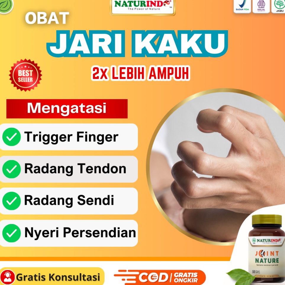 Produsen Obat Jari Pelatuk trigger finger Jari Tangan Kaku Nyeri Sendi Susah Ditekuk Radang Tendon R
