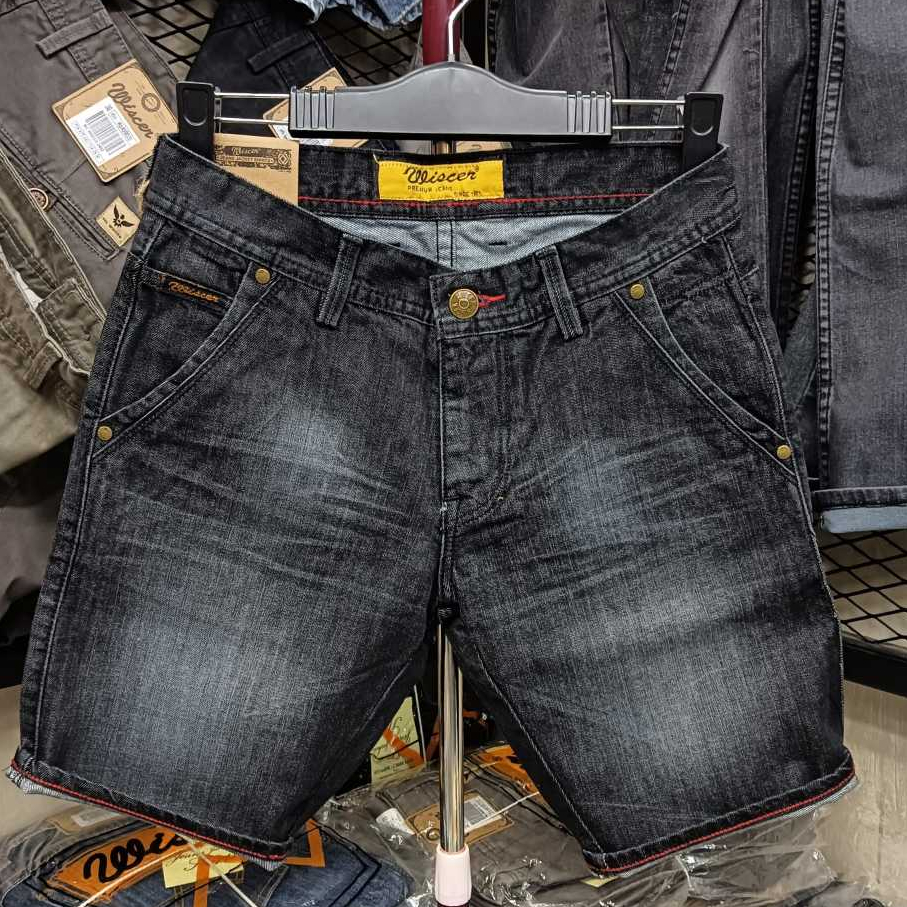 celana pendek pria mc wiscer // jeans pendek mc wiscer original terbaru