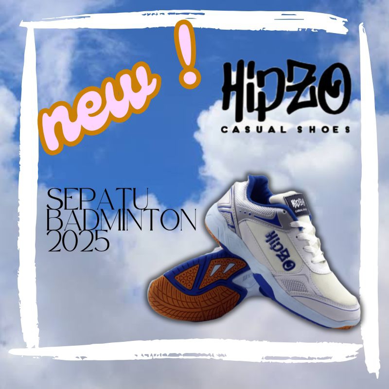 Sepatu Badminton Pria M033 Hipzo Original
