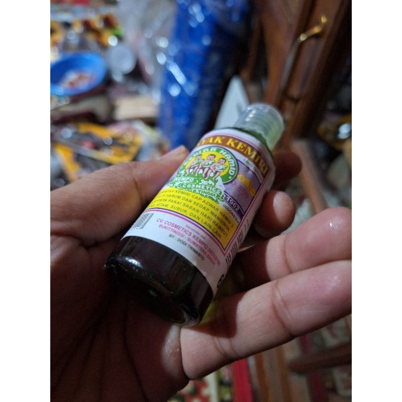 [ botol plastik ] minyak kemiri legend minyak kemiri kempo produk asli bukittinggi 60 ml