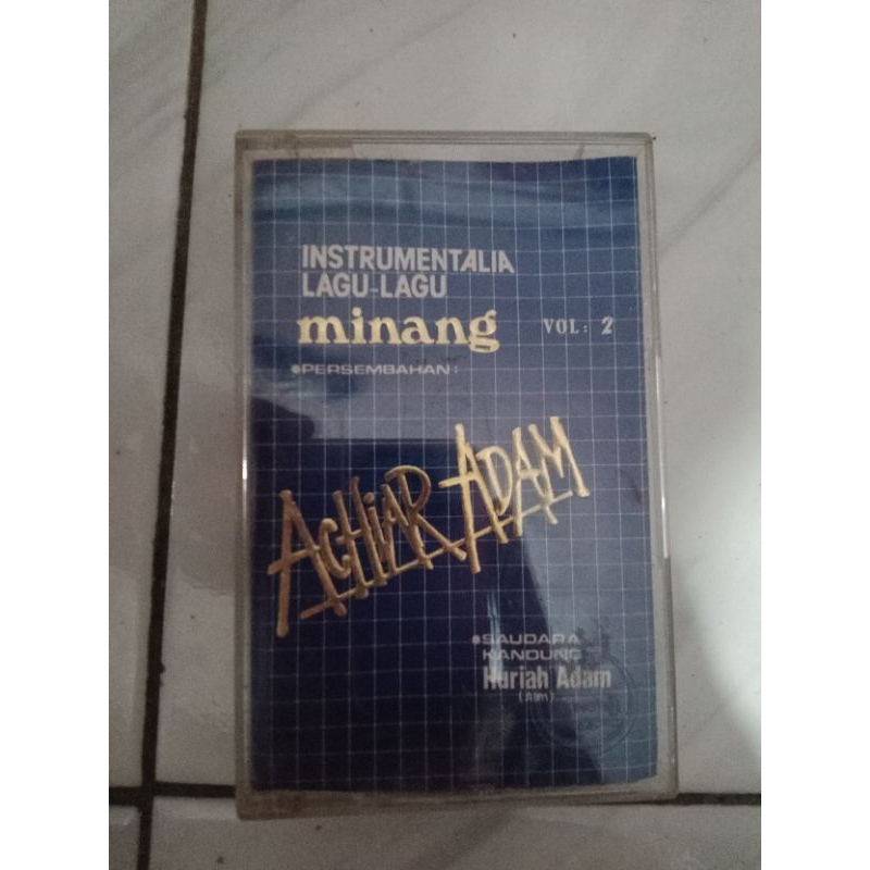 kaset tape instrumentalia lagu-lagu minang