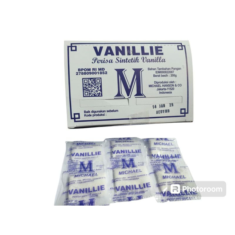 

VANILLIE CRIST M ISI 100PCS VANILLI PERISA VANILA PEWANGGI MAKANAN