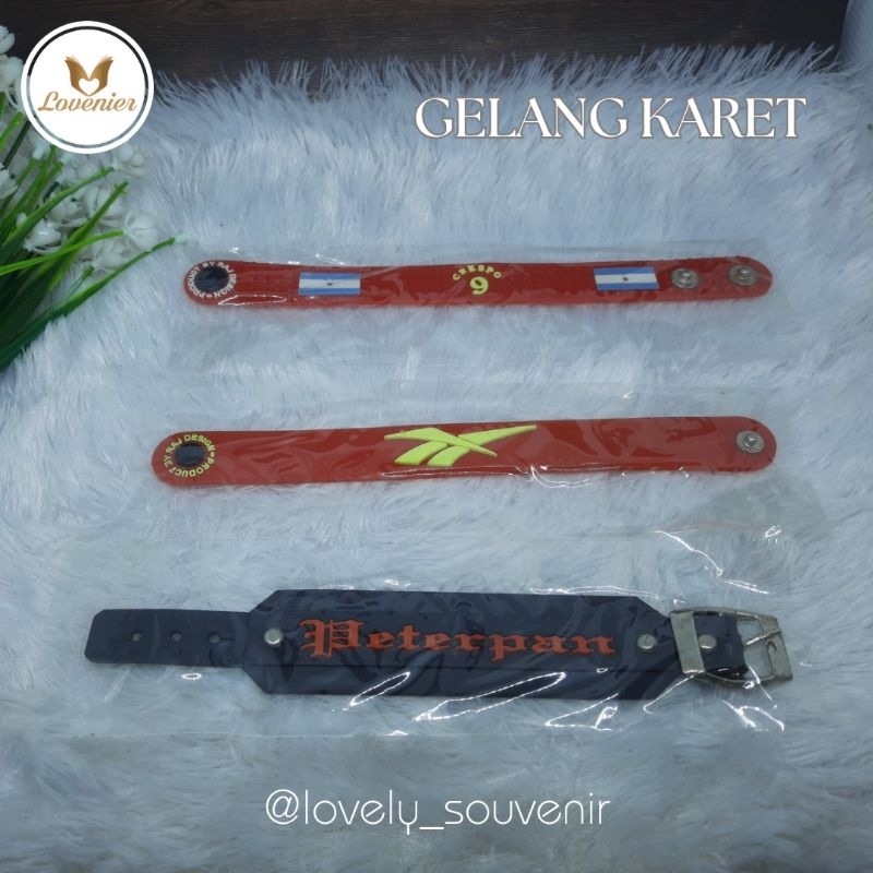 Gelang Distro/Gelang Karet Cowok