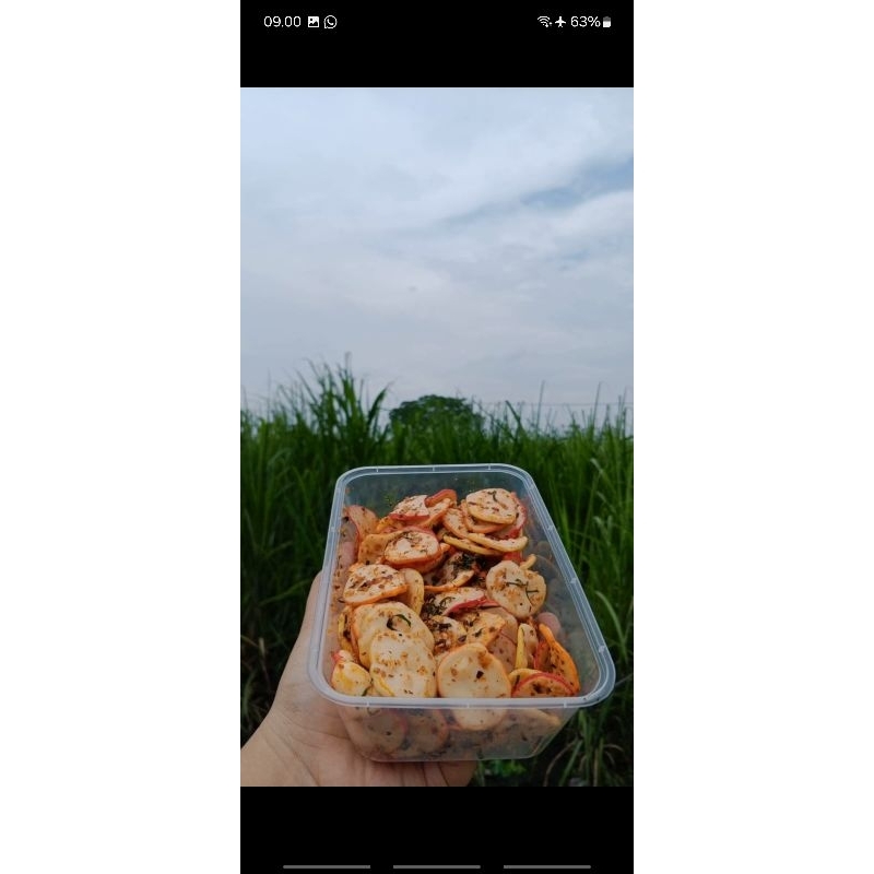 

seblak kering krupuk bawang