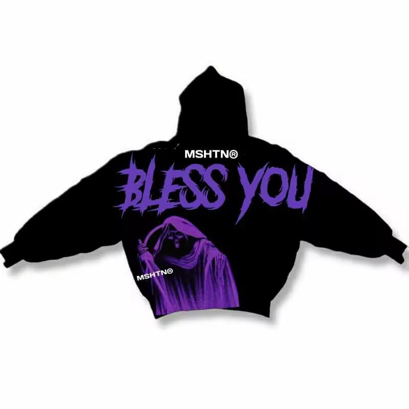 MSTN • HOODIE BOXY • Bless You • Hoodie Boxy Oversize • Hoodie Boxy cowok dan cewek