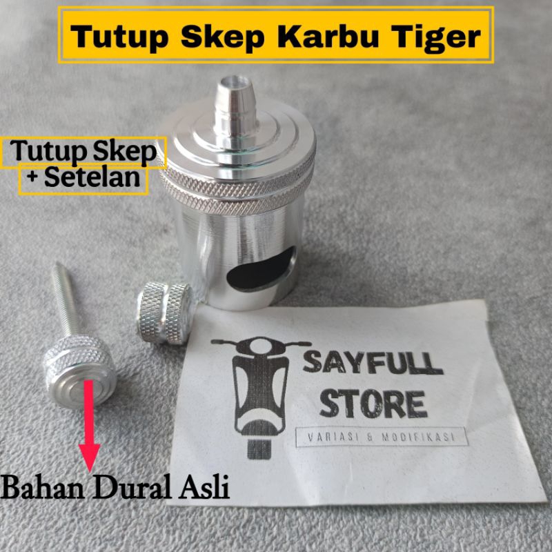 Tutup Skep Shock Karbu Tiger Skepan Pnp Tiger Lama Dan Tiger Revo Tirev Bahan Dural